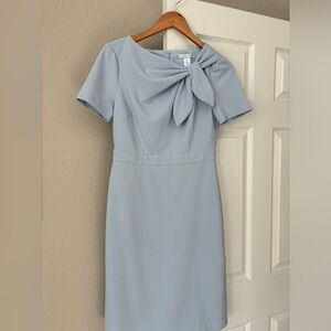 London Times light blue size 4 tie neck dress
